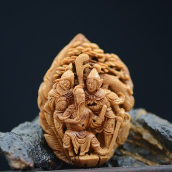 核雕-春秋--省级工艺美术大师王建学作品