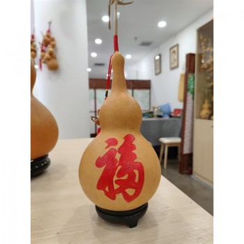 【手工葫芦烙画】福字图