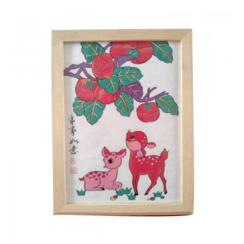 临朐手绘年画《事事如意》